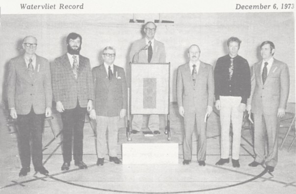 1973 - Formal dedication services for new addition to Hartford Federated Church - Hartford MI